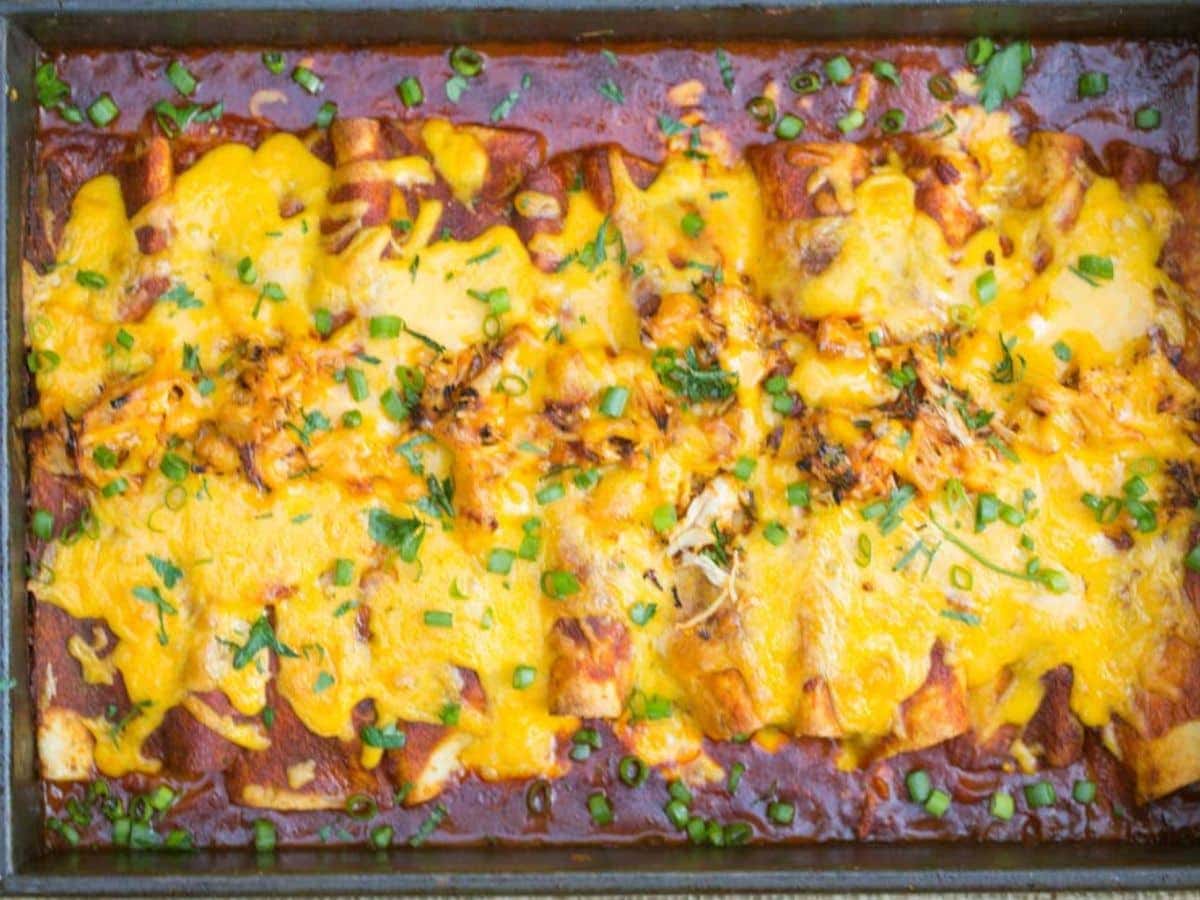 tray of Mexican Casserole