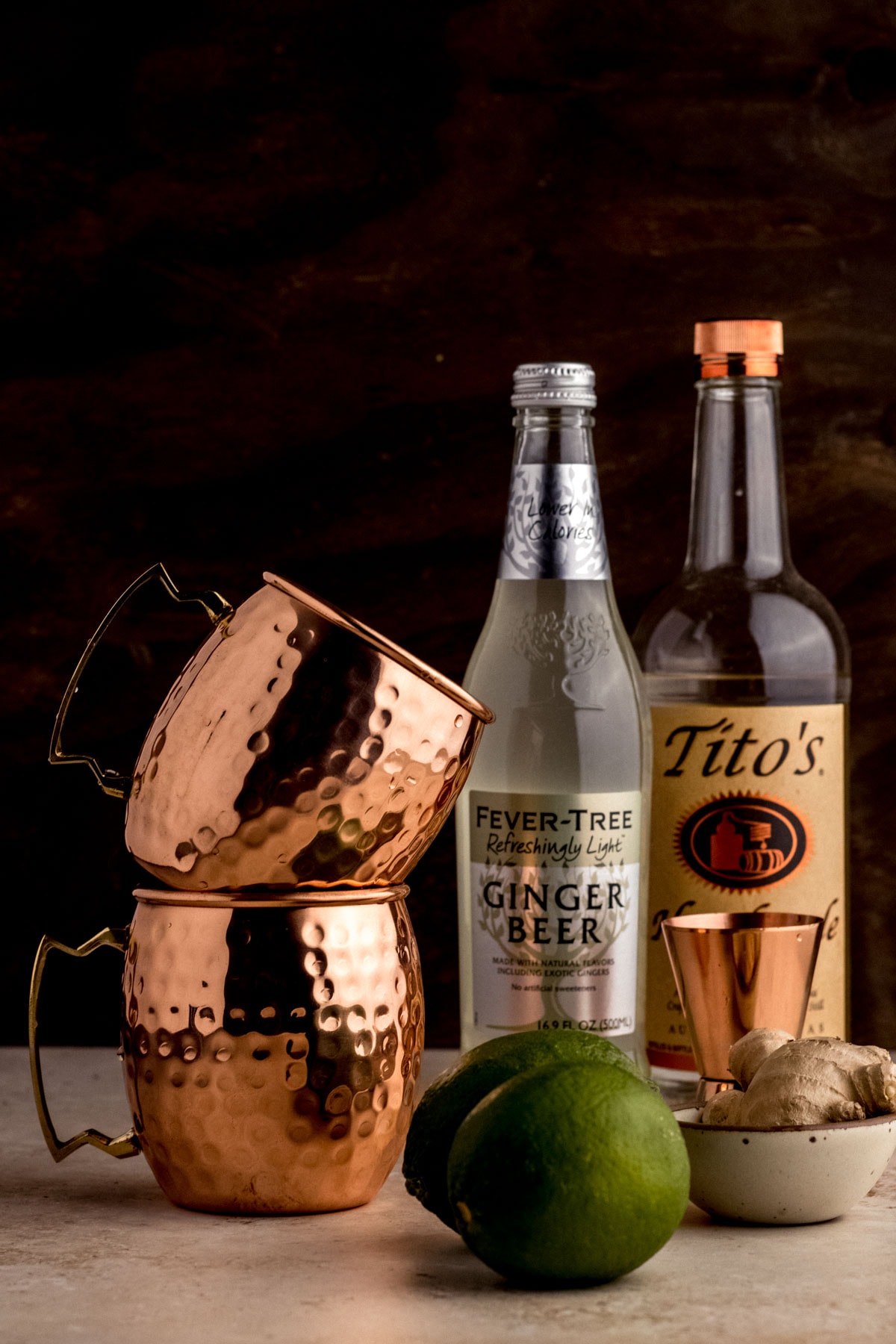 Moscow Mule ingredients