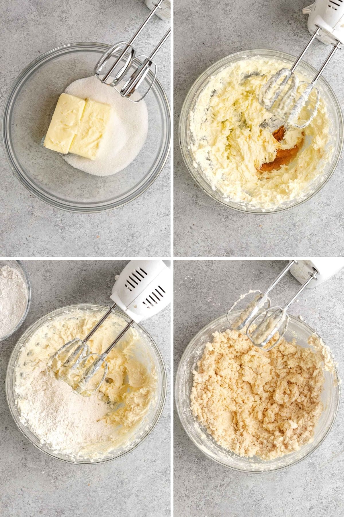 Mixing dough