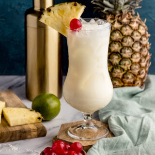 Pina Colada in glass