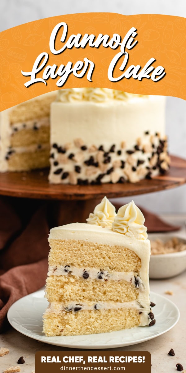 Vanilla layer cake.