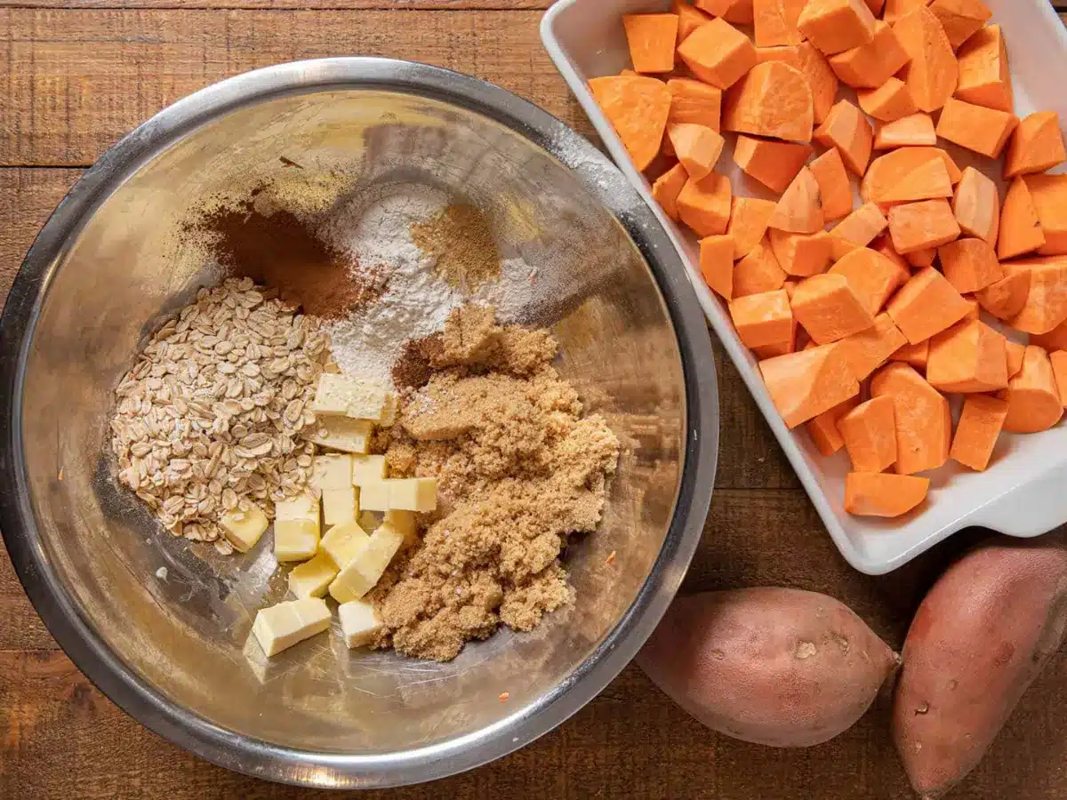 Ingredients ready to be put together