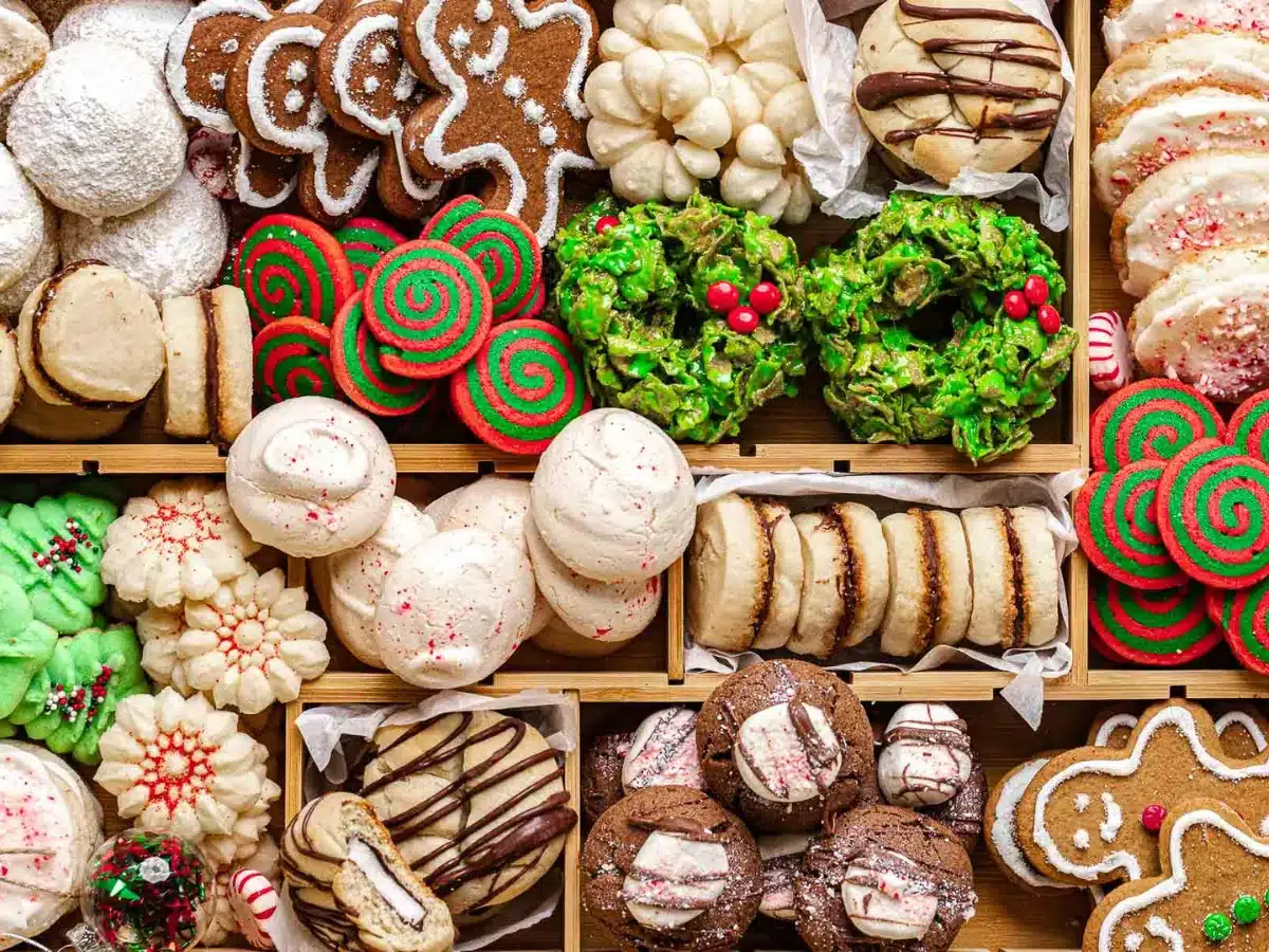 Close up of cookie box 