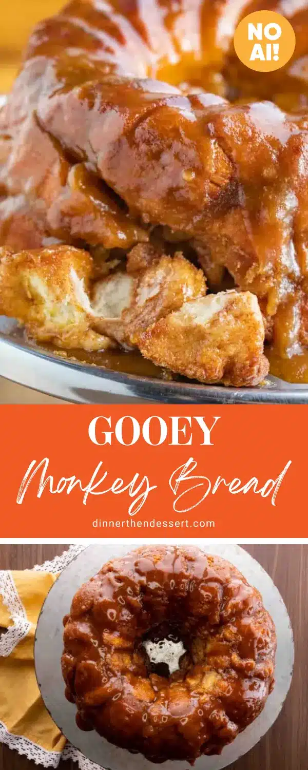 Pin Image for gooey bread