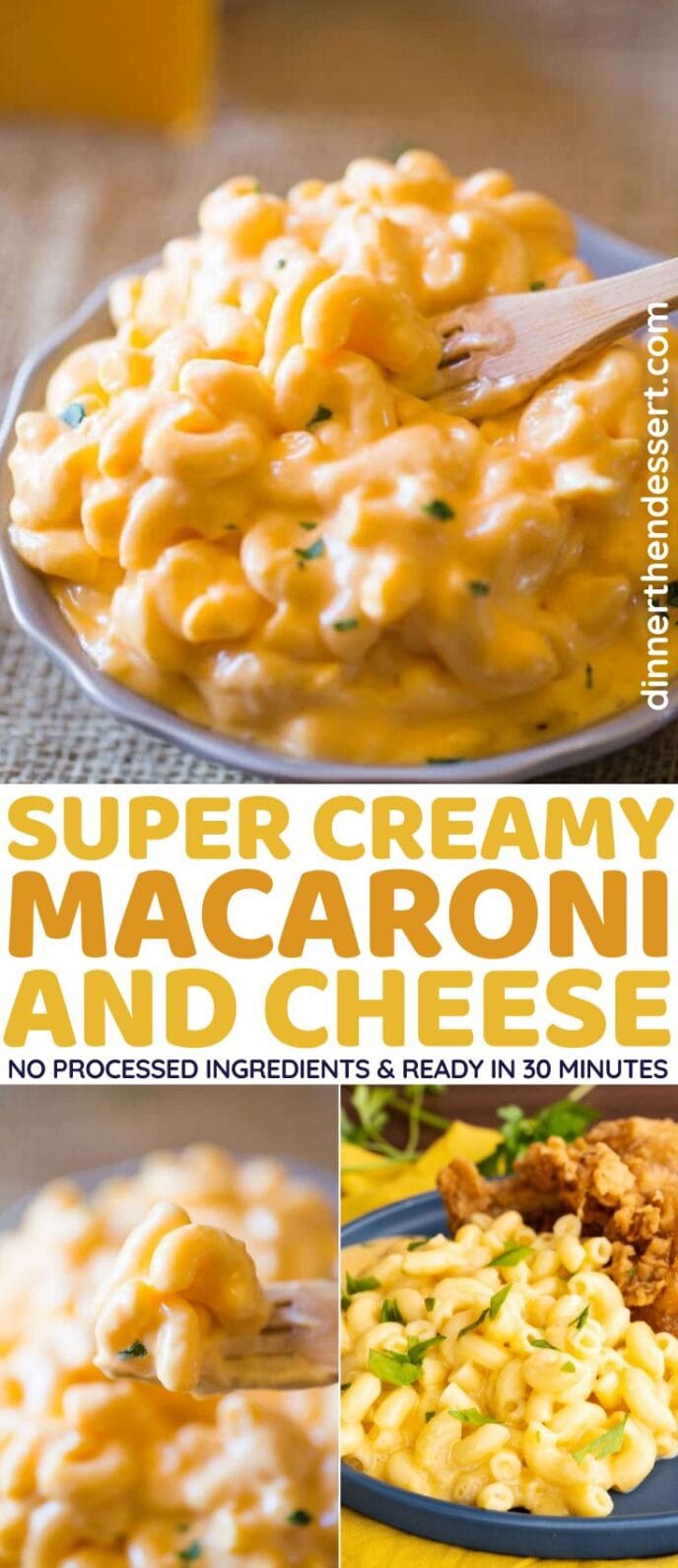 Super Creamy Macaroni and Cheese Collage