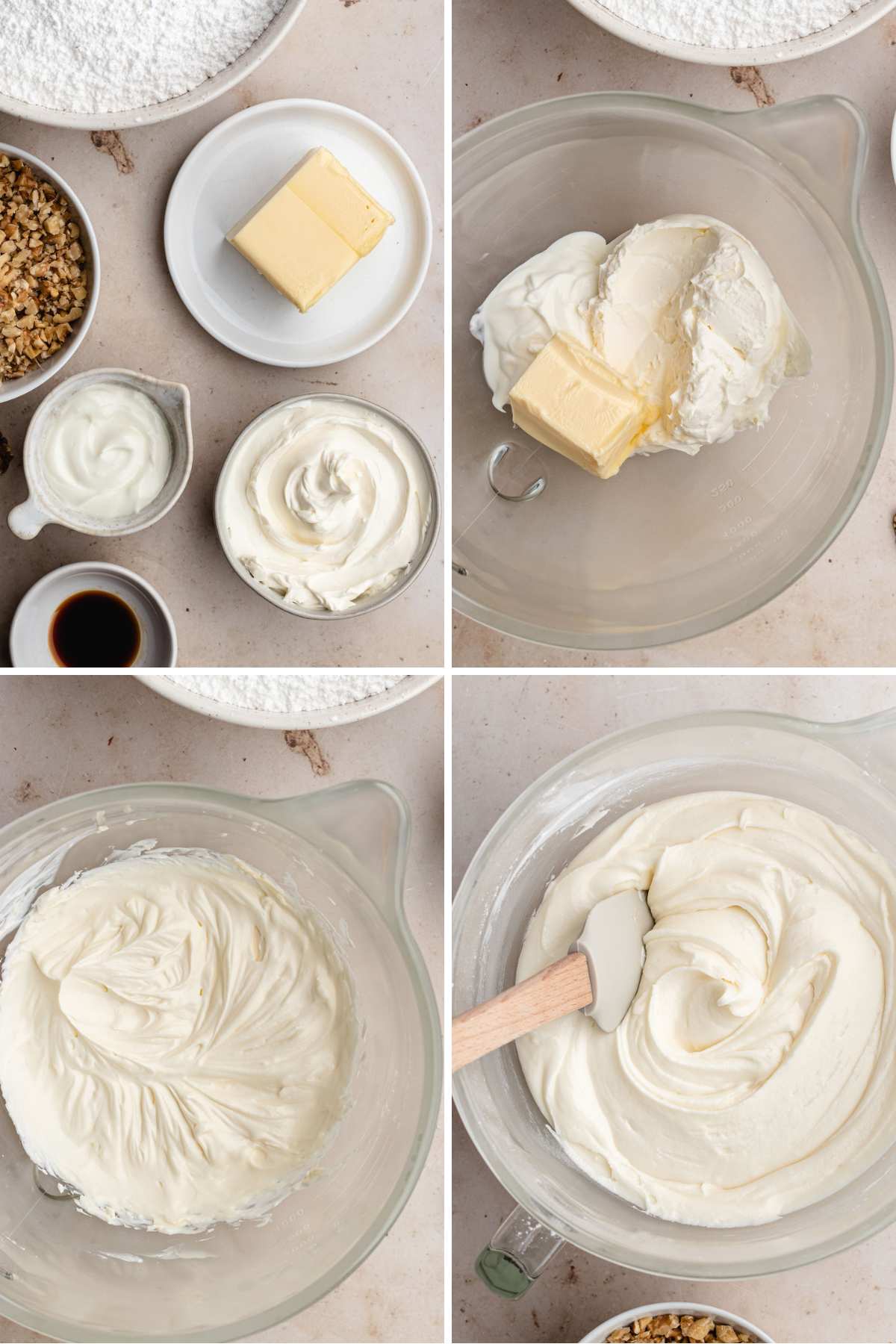 Italian Cream Cake collage