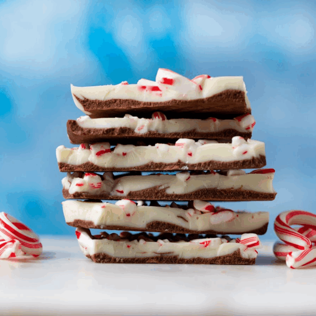 Stack of bark candy