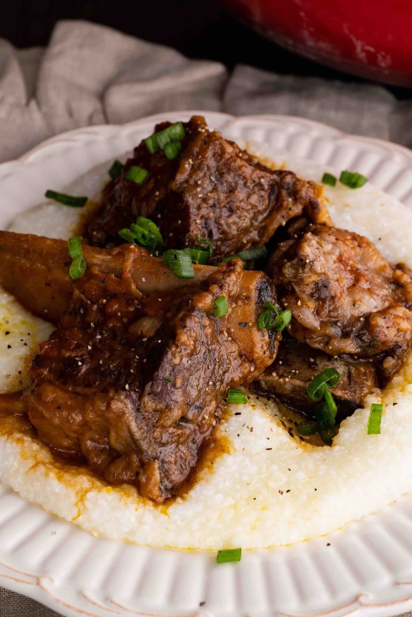 BBQ Beef Short Ribs on a plate