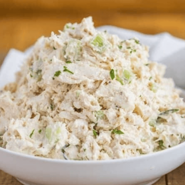 Cooked ingredients in a white bowl
