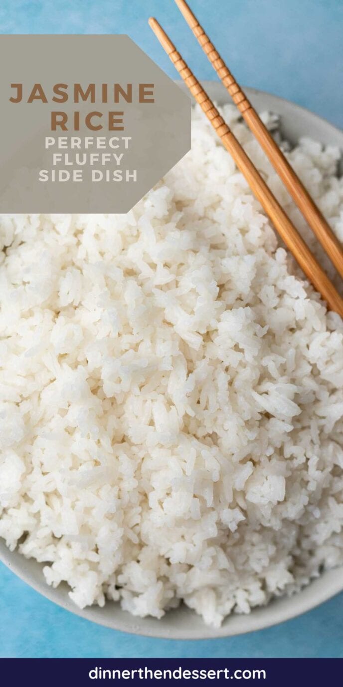 Perfectly Fluffy Jasmine Rice Recipe - Dinner, then Dessert