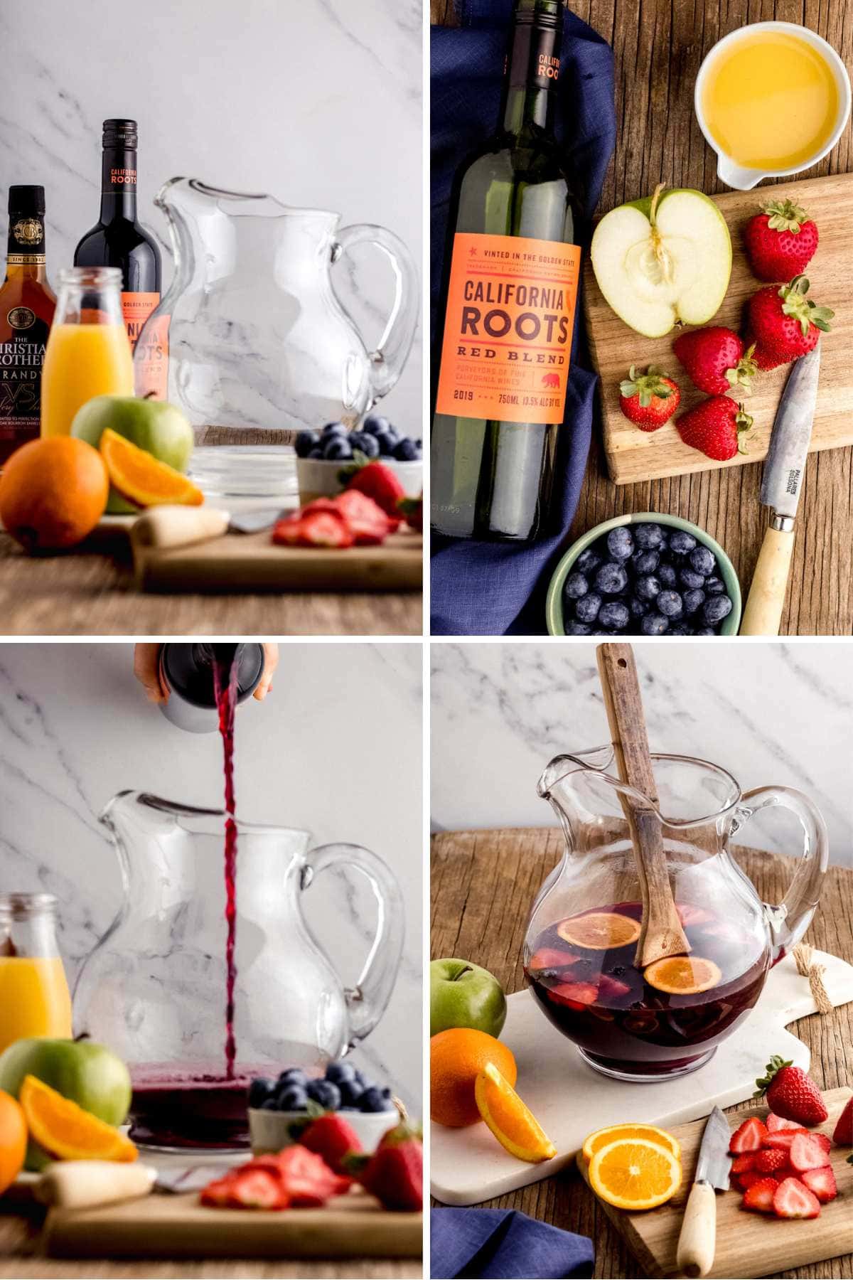 Sangria collage