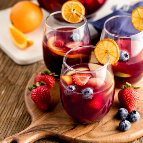Sangria in a glass