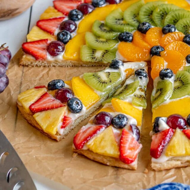 Fruit Pizza slices