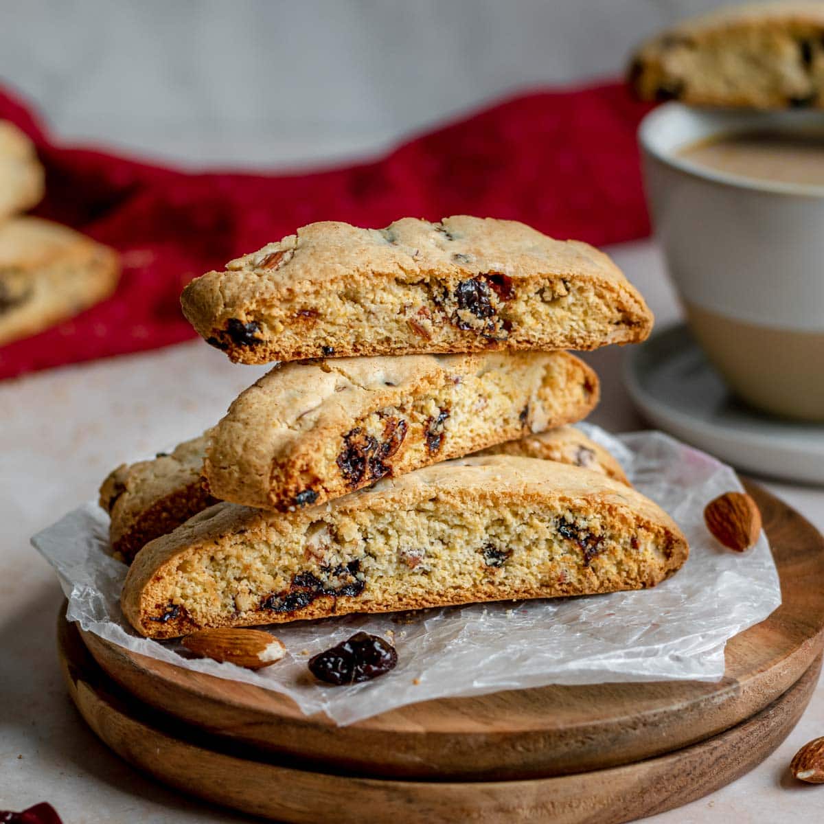 Orange-Infused Cherry-Almond Biscotti Recipe