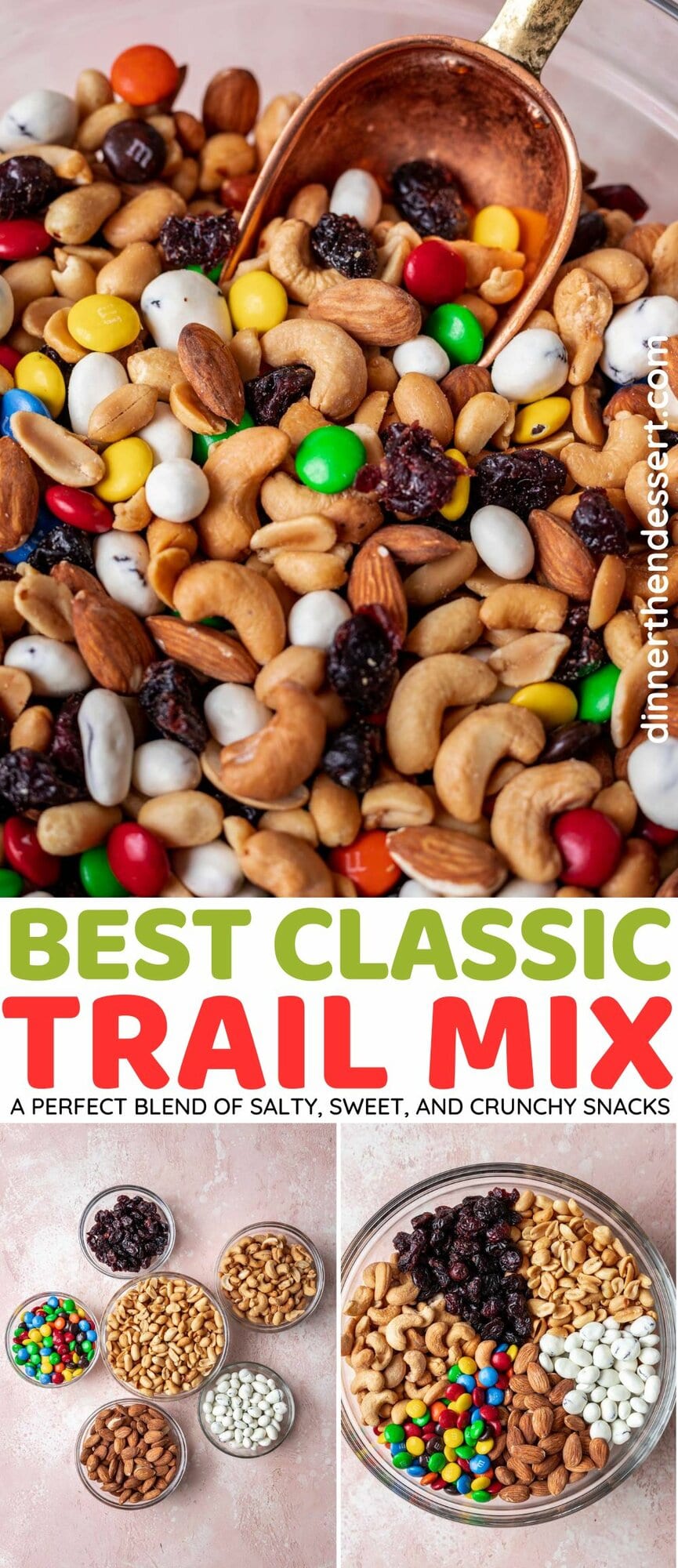 Trail Mix Recipe (Sweet and Salty Snack!) - Dinner, then Dessert