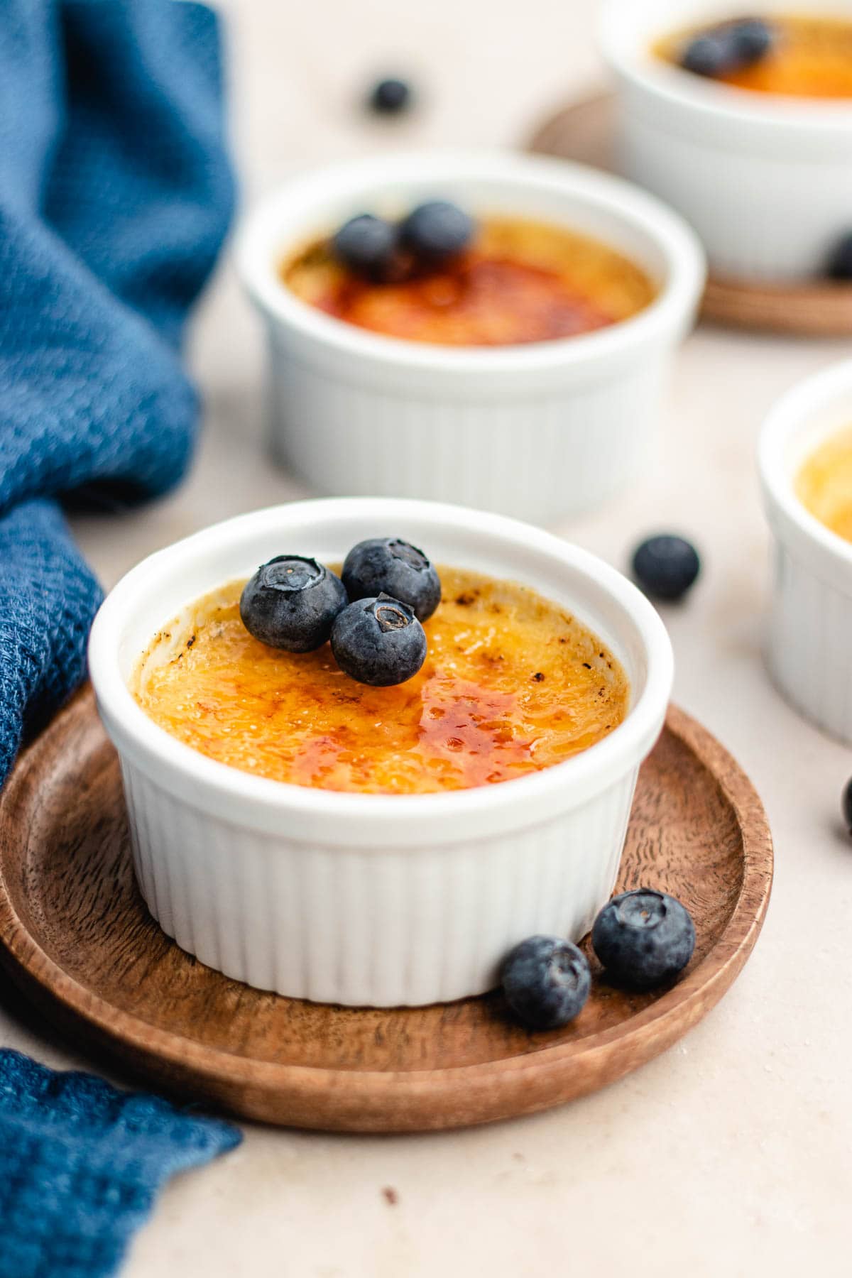 Creme Brulee in dishes