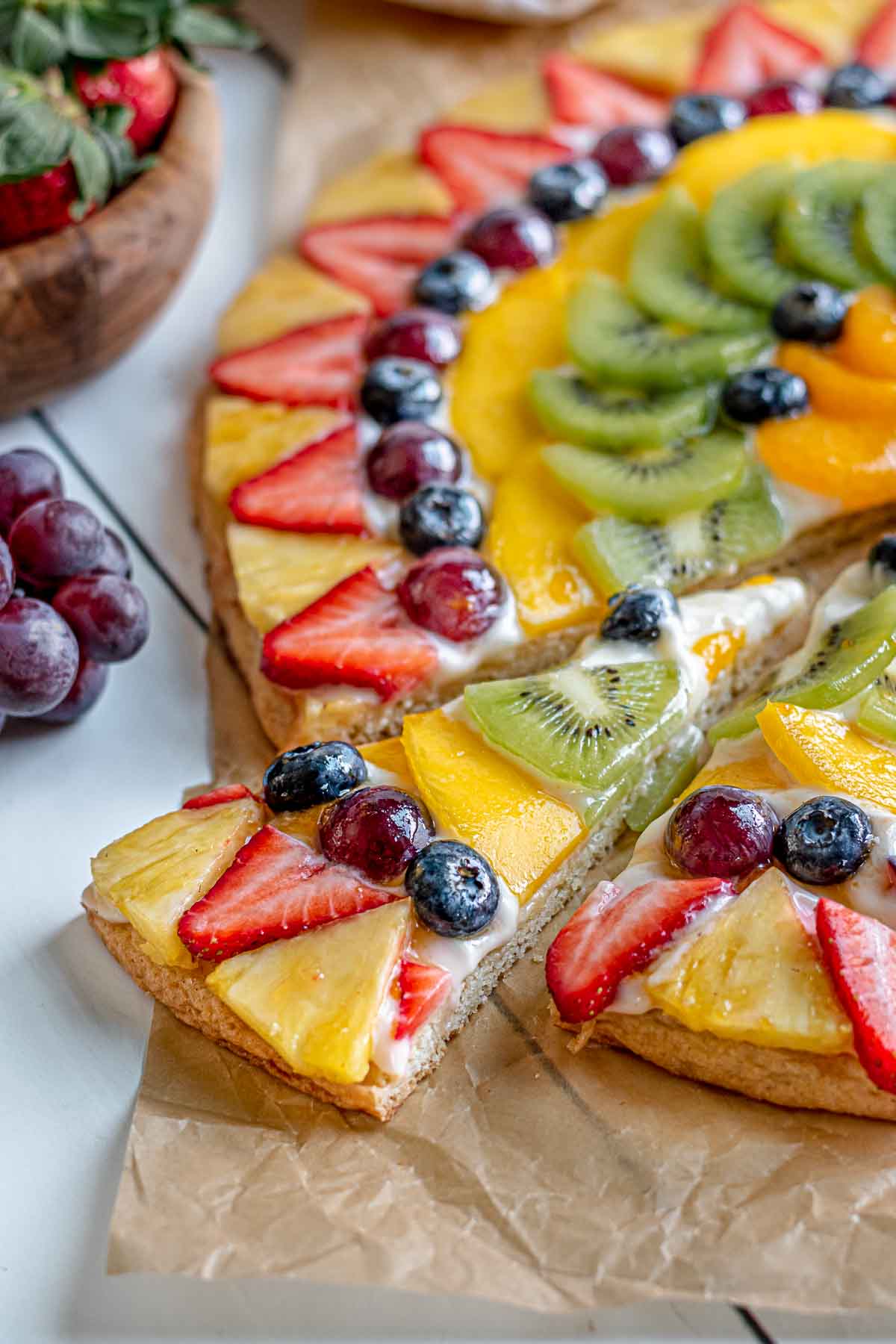 Fruit Pizza slices