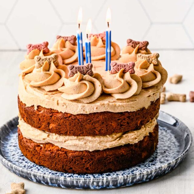 Whole Cake on plate
