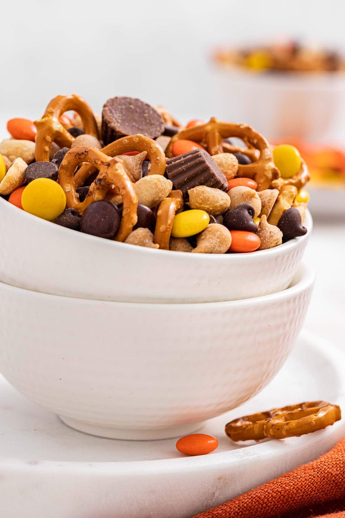 side view of bowl of mix 