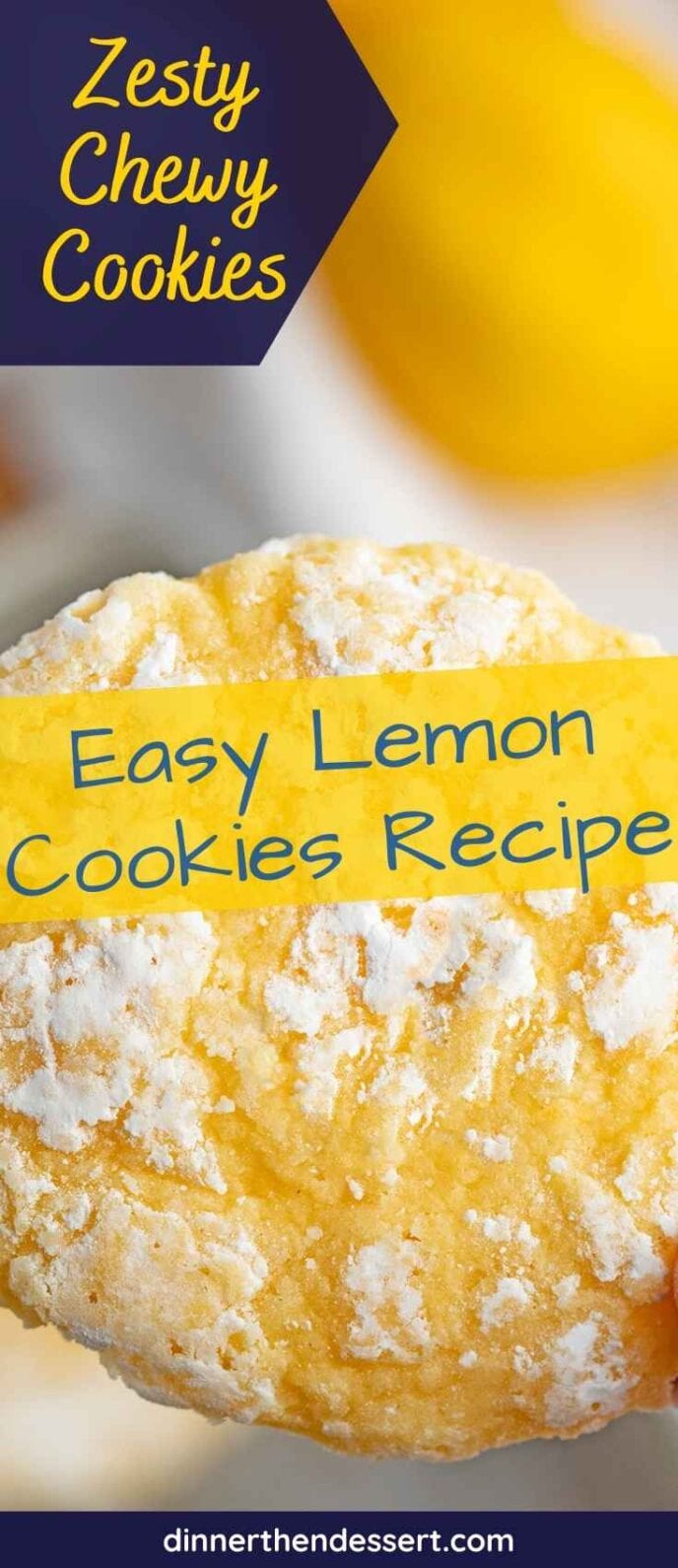 Lemon Cookies Recipe - Dinner, Then Dessert