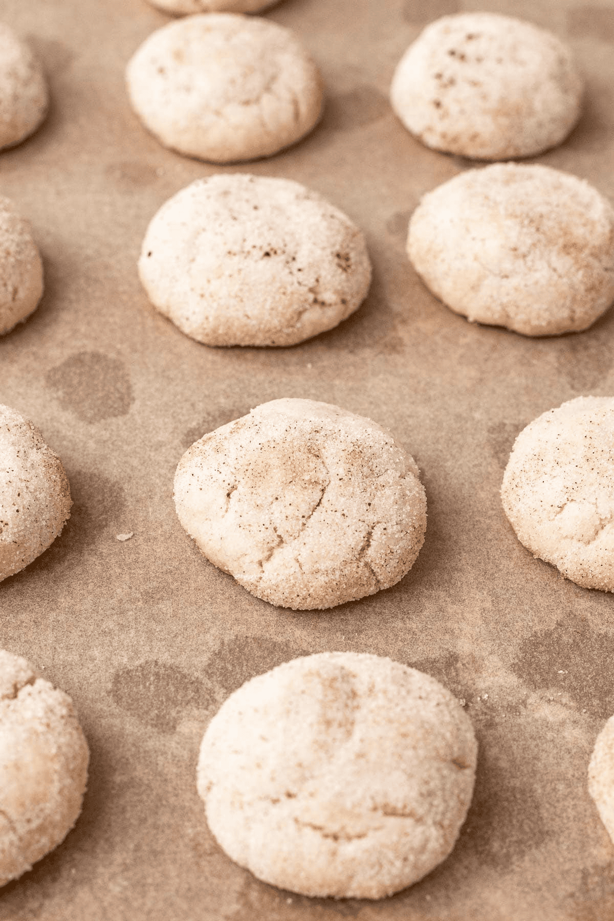 Baked cinnamon cookies