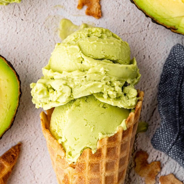 Ice cream in cone