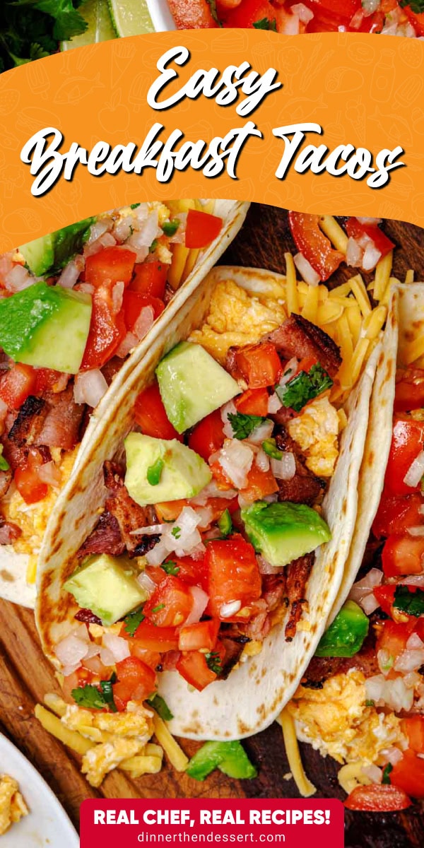 Tortillas with breakfast filling showing