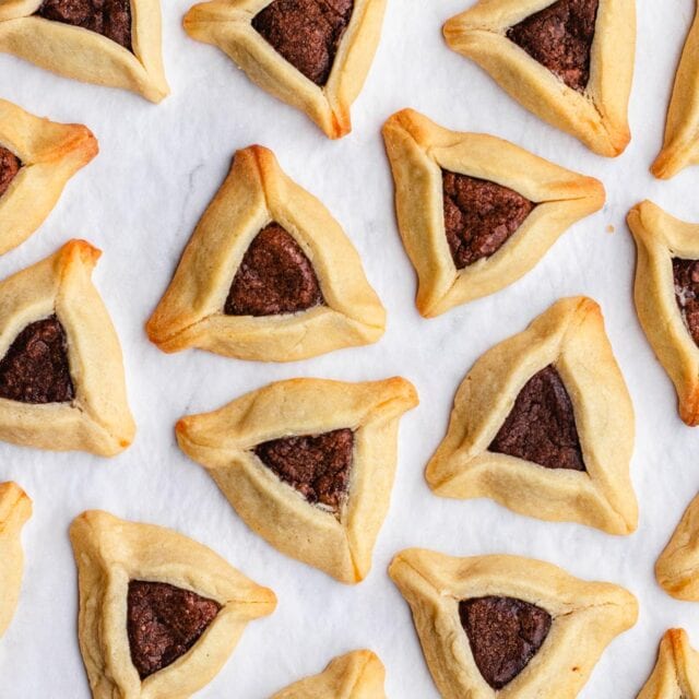 Pastries with chocolate filling.