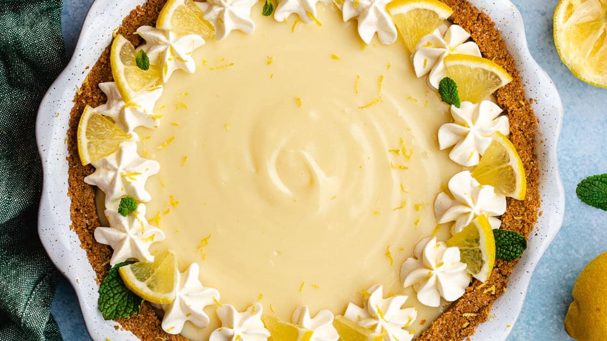 Easy Lemon Pie Recipe - Dinner, then Dessert