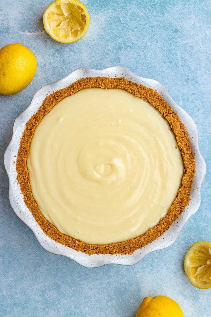 Easy Lemon Pie Recipe - Dinner, then Dessert