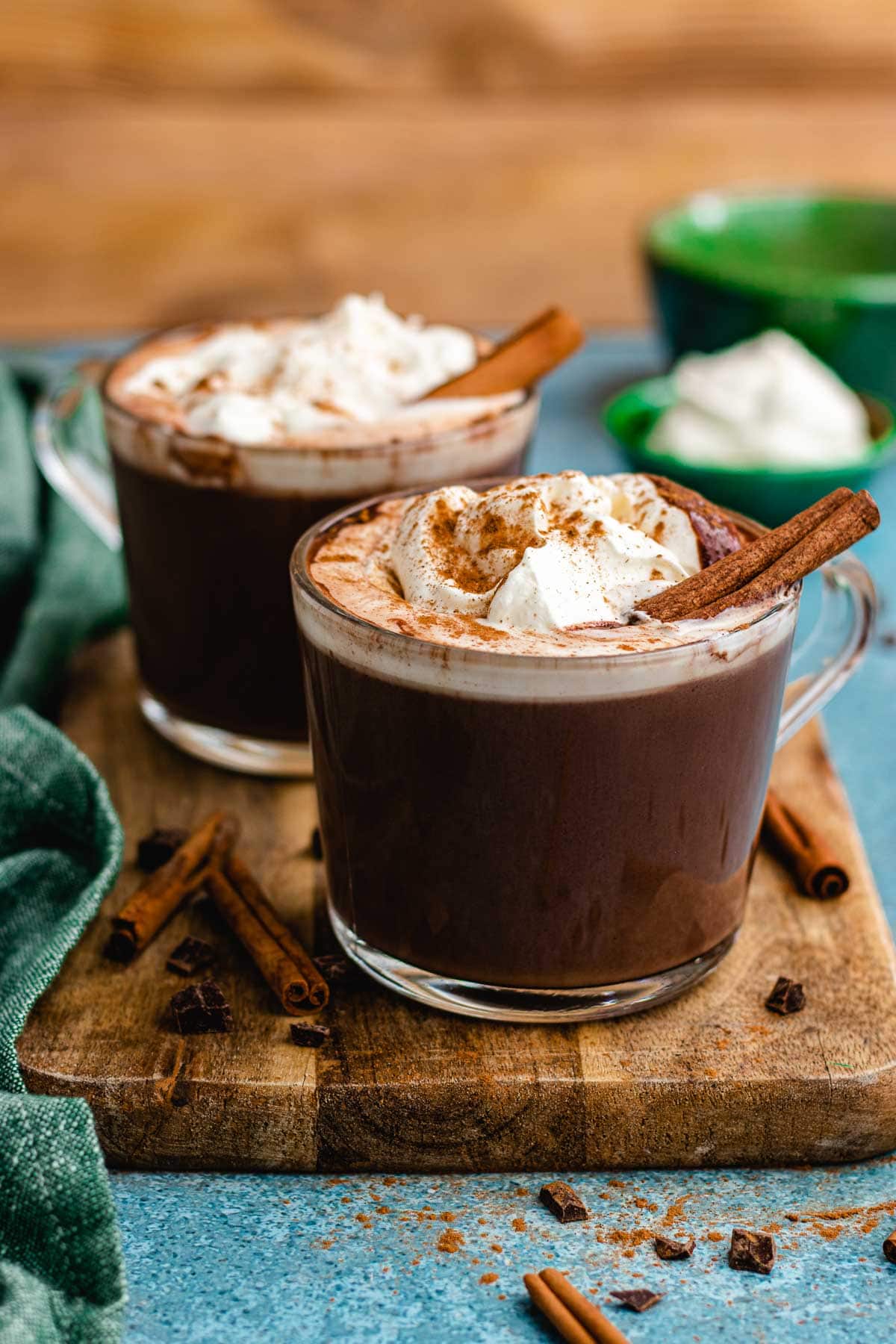 Microwave Hot Chocolate with chocolate chips - Vibrantly G-Free