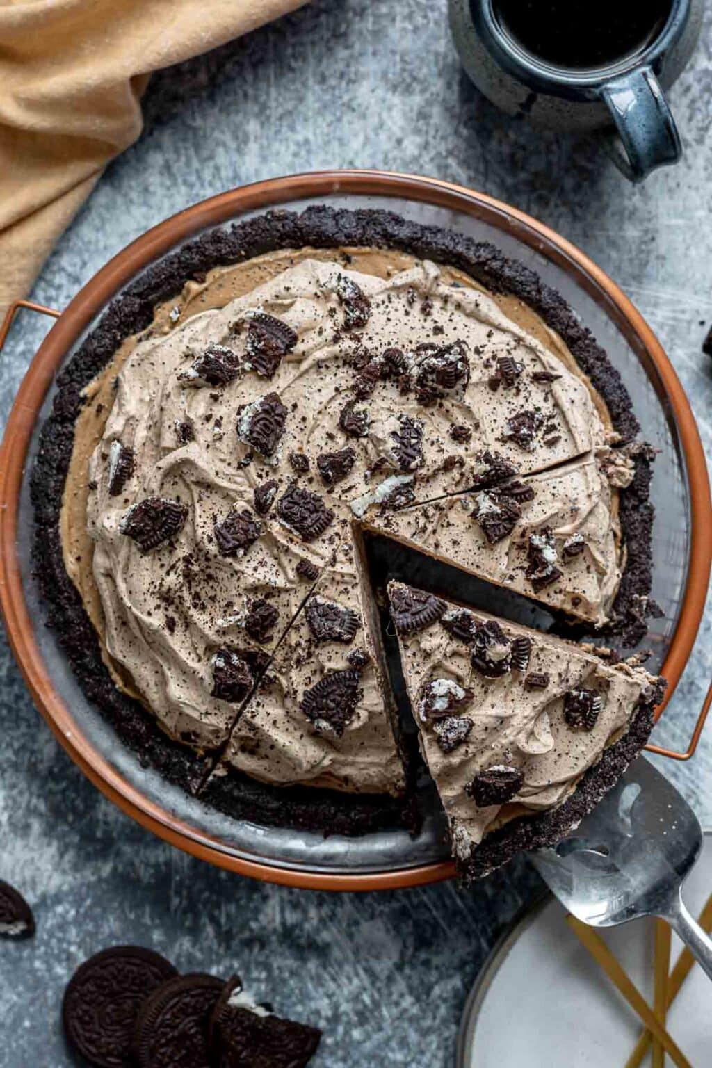 Oreo Coffee Ice Cream Pie Recipe Dinner, then Dessert