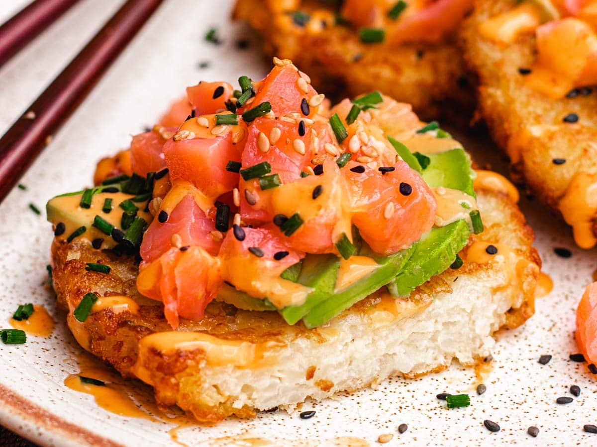 Crispy Rice Cake Recipe - Dinner, then Dessert