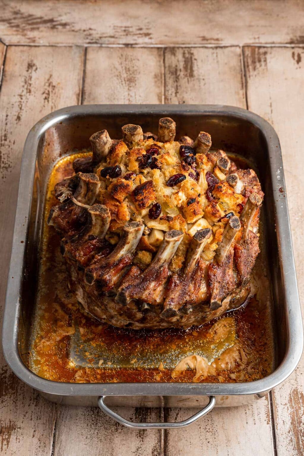 Crown Pork Roast Recipe - Dinner, then Dessert