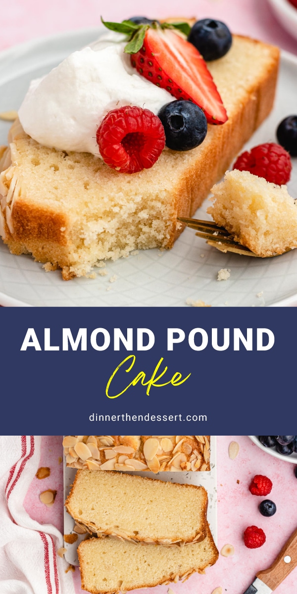 BEST Almond Pound Cake (Moist & Buttery)