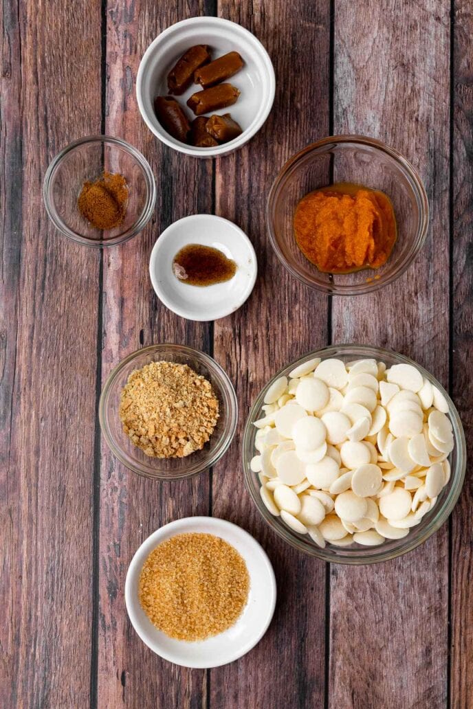 Pumpkin Spice Bark ingredients