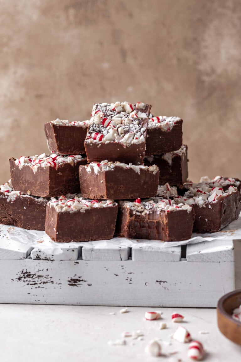 Easy Chocolate Peppermint Fudge Recipe Dinner, then Dessert