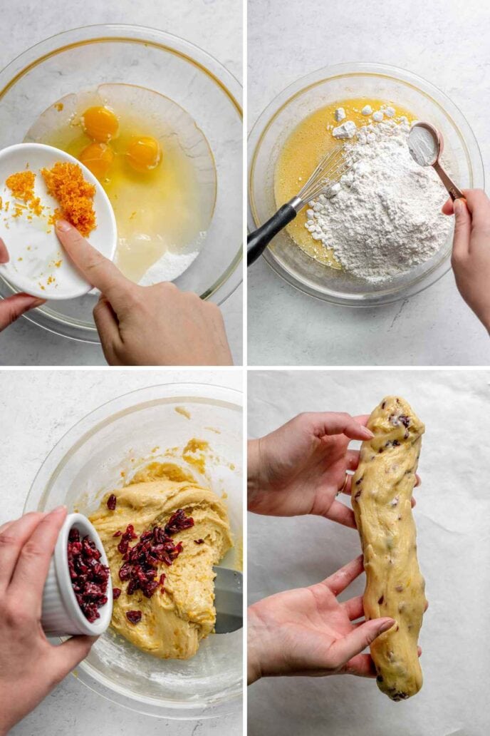 Cranberry Orange Biscotti Cookies Recipe - Dinner, then Dessert