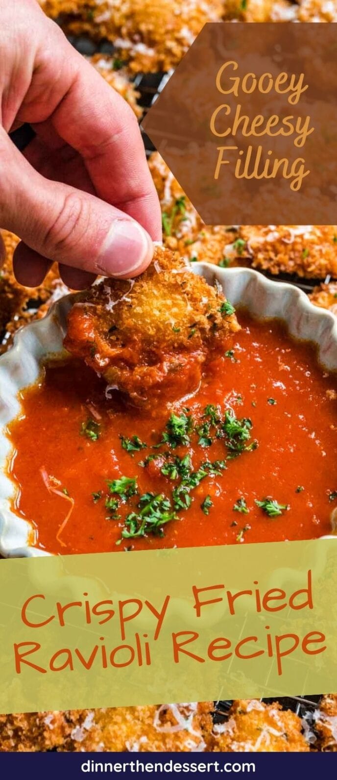 Quick and Easy Fried Ravioli Recipe Dinner, then Dessert