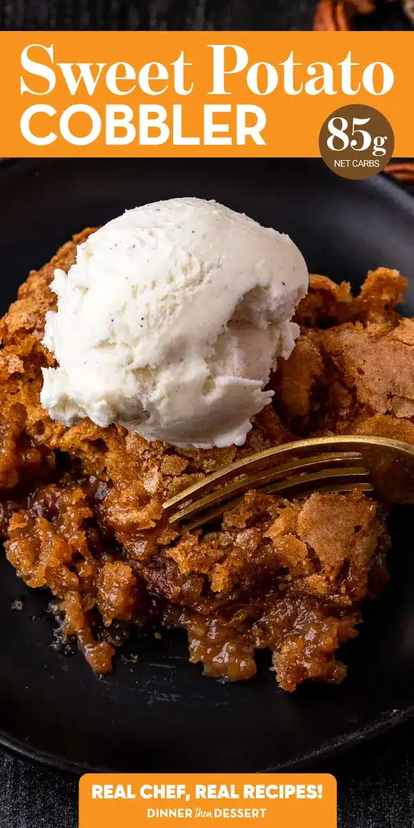 Pin Pic of baked dessert a la mode 