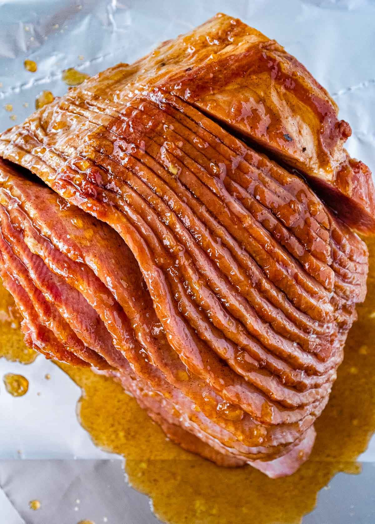 Baked Ham (with Brown Sugar Glaze) - Dinner, then Dessert