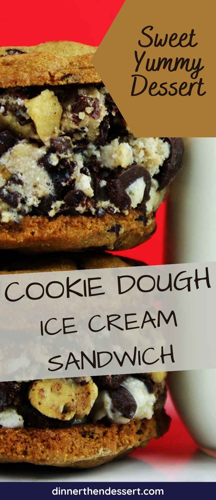 Ultimate Cookie Dough Ice Cream Sandwich Pin