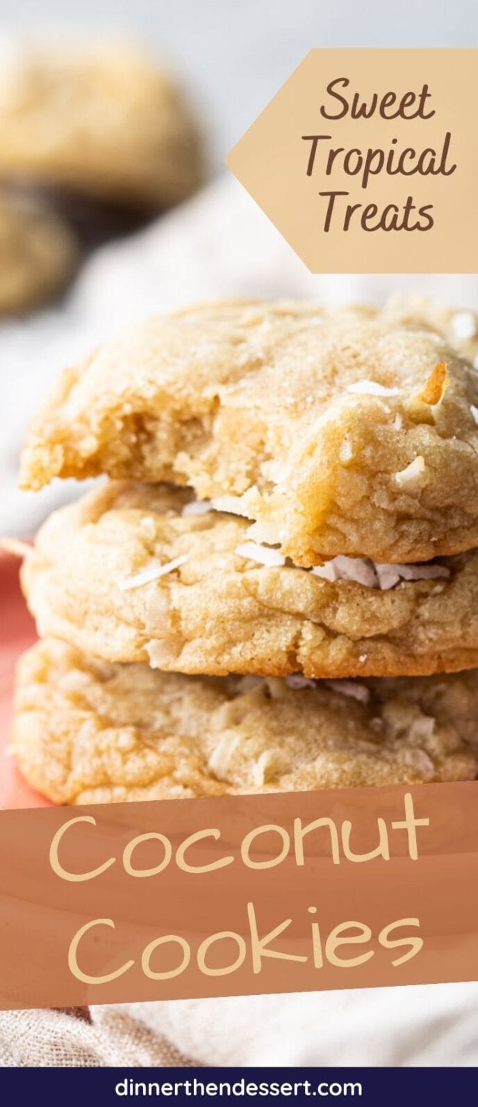 Easy Coconut Cookies Recipe Dinner Then Dessert