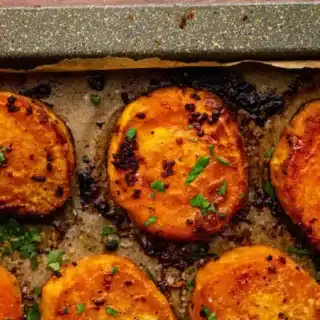 finished potatoes out of the oven