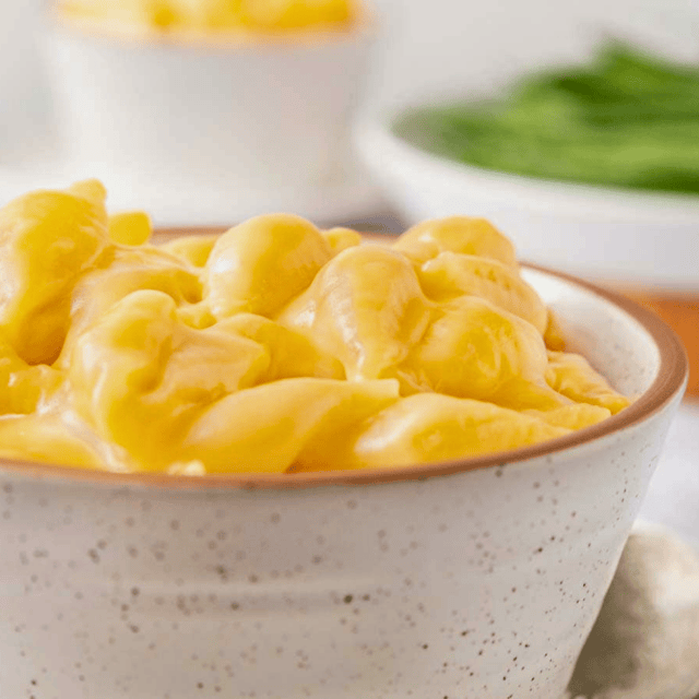 Bowl of mac and cheese
