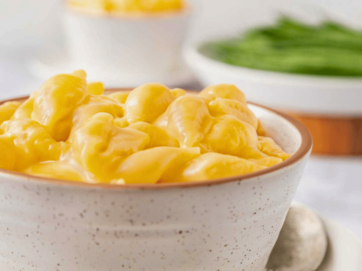 Bowl of mac and cheese