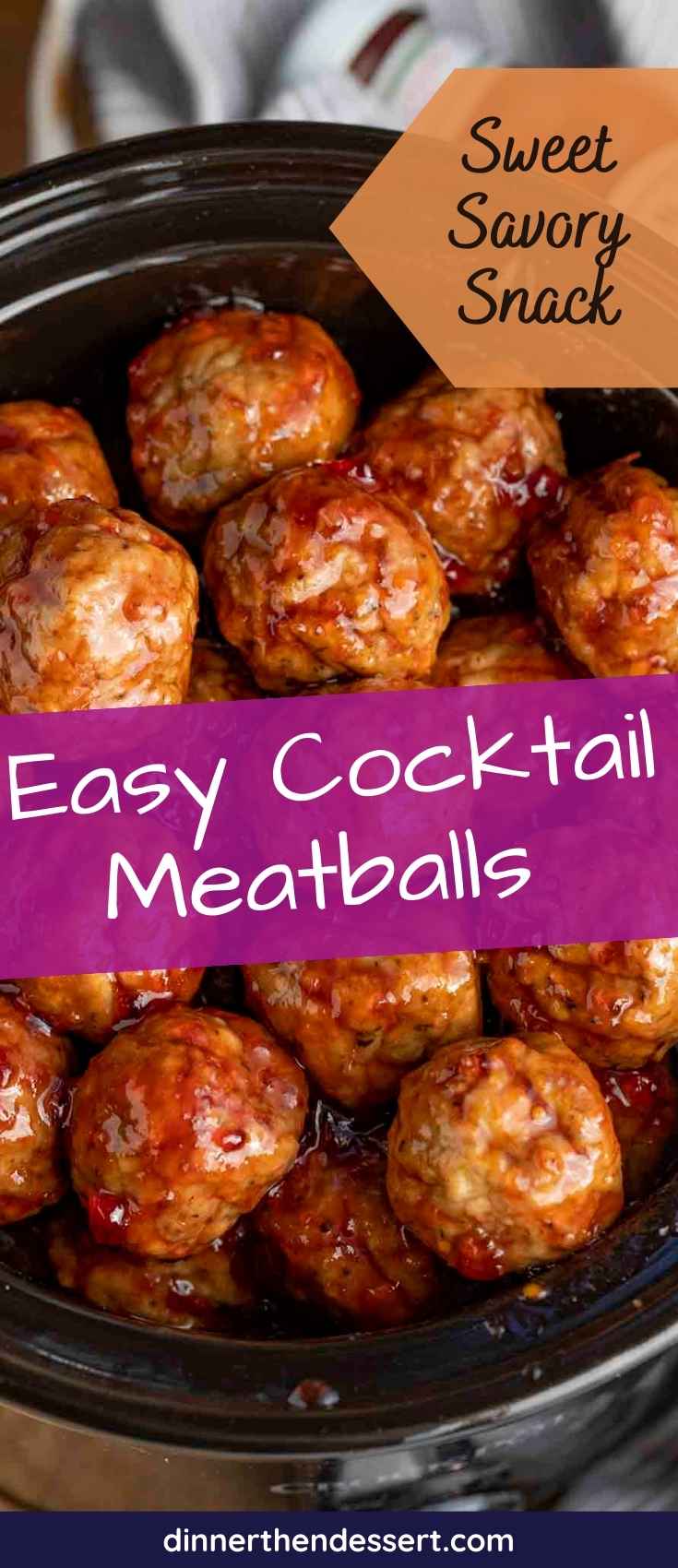 Cocktail Meatballs Recipe - Dinner, then Dessert