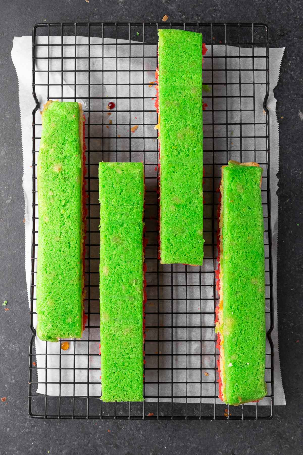 Slicing into strips