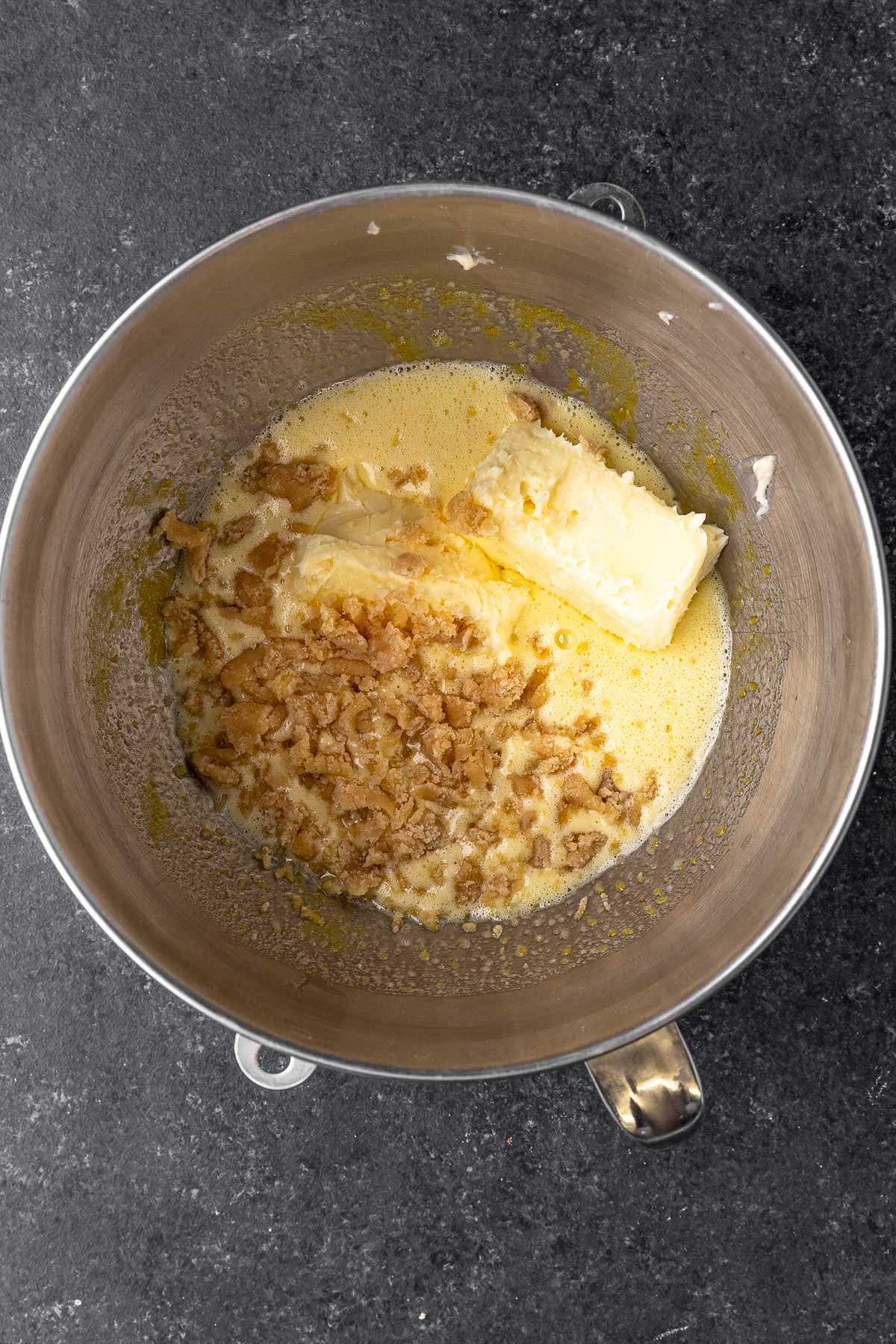 mixing butter