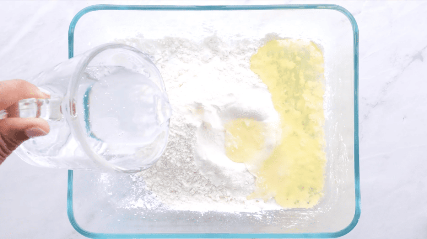 mixing batter
